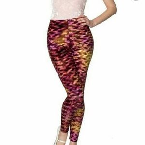 3/$15 American Apparel - Cali Sun & Fun Crushed Velvet Leggings - Medium